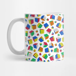 Cubes All Over - Rubik's Cube Design for those who know How to Solve a Rubik's Cube Mug